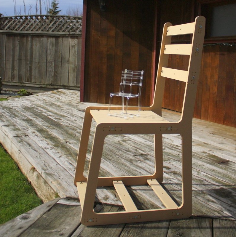 Laser Cut Easy Build Chair